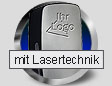 Spender mit Logo durch Lasertechnik