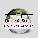 Handtuchrollen fr Autocutspender - Hlse  5cm