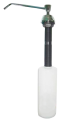 Design Seifenspender zur Anbringung in Waschbecken Edelstahl glnzend 1 L