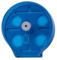 Jumborollenspender aus ABS Durchm. ca. 30 cm blau transparent
