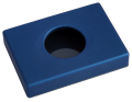 Spender fr Hygieneplastikbeutel ABS Kunststoff - blau