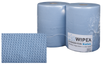 x Wipex Putzpapier-Rolle Blue Tech blau - 2-lagig, ca. 22 x 38 cm, 2 Rollen à 1000 Tücher x Wipex Putzpapier-Rolle Blue Tech blau - 2-lagig, ca. 22 x 38 cm, 2 Rollen à 1000 Tücher