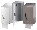 Toilettenpapierspender fr 2 Rollen bis 14 cm Edelstahl wei silber oder geschliffen