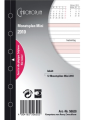 Chronoplan Monatsplan 2010 Mini zum ausklappen Blattgre 125x80x5 mm