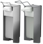 x Universal-Spender für Füssigseife, Händedesinfektion und Lotion, 1000 ml, kurzer oder langer Bedienhebel x Universal-Spender für Füssigseife, Händedesinfektion und Lotion, 1000 ml, kurzer oder langer Bedienhebel