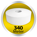 Toilettenpapier - Jumborollen - Hochweiss Gute Qualitt 2- lagig 26-27 cm Durchmesser