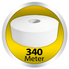 Toilettenpapier - Jumborollen - Hochweiss Gute Qualitt 2- lagig 26-27 cm Durchmesser