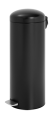 Retro Tretabfalleimer Edelstahl schwarz matt - 20 Liter von Brabantia