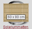 Solariummatten 60 x 80 cm