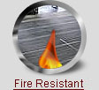 Aluprofilmatten Fire Restistant für Innen- und Übergangsbereiche