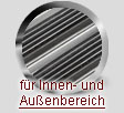 Aluprofilmatten fr Innen- und Auenbereiche