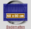 Badematten 60 x 80 cm