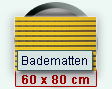 Badematten 60 x 80 cm