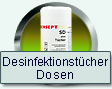 Desinfektionst�cher in Dosen