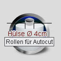 Rollen mit Hlse  4cm