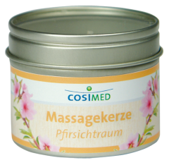 Massagekerze Pfirsichtraum 92 g Dose 4 Stck pro VE