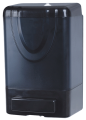 Seifenspender aus ABS schwarz mit Drucktaste 1 L