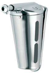 Vertikaler Design-Seifenspender Edelstahl glnzend 0,33 L