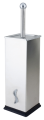 Toilettenbürstenhalter zur Wandmontage Edelstahl gebürstet AISI 304
