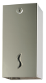 Brinox Einzelblatt Toilettenpapierspender für 2 Pack. Edelstahl AISI 304 matt