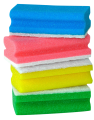 PU-Griffschwämme mit weißem Reinigungspad kratzfrei in 4 Farben erhältlich