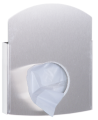Hygienebeutelspender AC HBDS EP aus weiß lackiertem Edelstahl