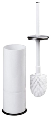 X edler WC-Brstenhalter aus beschichtetem Stahlblech freistehend oder zur Wandmontage