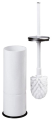 X edler WC-Bürstenhalter aus beschichtetem Stahlblech freistehend oder zur Wandmontage