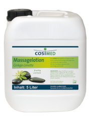 Aroma-Massagelotion Ginkgo-Limette 5 L Kanister