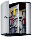 DURABLE KEY BOX 36 Schloss mit 2 Schlüsseln Farbe metallic silber