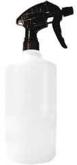 Euroseptica Leerflasche weiß mit schwarzem Zerstäuber 1 Liter