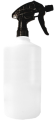 Euroseptica Leerflasche weiß mit schwarzem Zerstäuber 1 Liter
