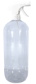 Euroseptica Leerflasche klar transparent mit weißem Schaumzerstäuber ohne Etikett