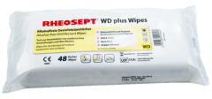 Rheosept WD plus Wipes 48 Tcher pro Flachpackung 6 Pack pro VE Medizinprodukt.
