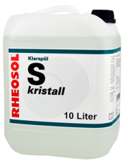 Rheosol-Glserklarspl S kristall Intensiv-Klarspler fr Glsersplmaschinen 10 L