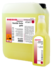 Rheopur-Sanitr forte gelb stark saurer Grund-Sanitrreiniger 10L