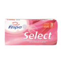 Fripa Select Klopapierrollen 3-lagig 8 Rollen./Pack.