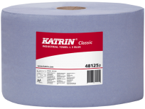 x KATRIN Putzpapier-Rolle Classic L3 blau - 3-lagig, ca. 22 x 38 cm, 2 Rollen à 500 Tücher x KATRIN Putzpapier-Rolle Classic L3 blau - 3-lagig, ca. 22 x 38 cm, 2 Rollen à 500 Tücher