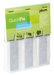 Refills fr QuickFix Pflasterspender Fingerverbnde 30 Stk. Fingerverbnde detectable long 1 VE= 6x 30 Stk.