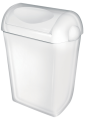 Abfallbehälter PQSA23 mit Schwingdeckel 23 Liter