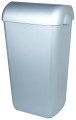 Abfallbehälter PQA23M 23 Liter semi offen Edelstahl-Look