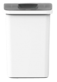 Saraya DB-3500 Abfallbehälter mit Deckel PP und ABS Kunststoff weiß 35 L