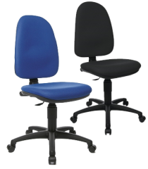 Bürostuhl Home Chair Farben Bezug: schwarz oder blau