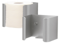 Ersatzrollenalter WC-Papierspender für 1 Rolle Aluminium