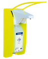 BODE Eurospender 1 plus aus Metall für Händedesinfektion Euroflaschen und Lotion 1 L Flaschen langer Armhebel Signalfarbe gelb