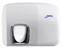 Jofel Modell White Silver Hndetrockner aus Edelstahl vitrifiziert/verglast mit Sensor