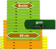 Badematte Karibik grn 60 cm breit Lnge frei whlbar Preis pro lfm