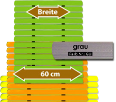 Badematte Karibik grau 60 cm breit Lnge frei whlbar Preis pro lfm