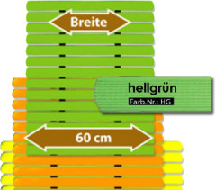 Badematte Karibik hellgrn 60 cm breit Lnge frei whlbar Preis pro lfm