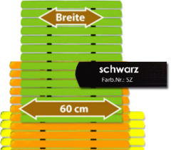 Badematte Karibik schwarz 60 cm breit Lnge frei whlbar Preis pro lfm